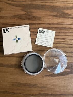 Vintage Hoya 52mm Lens Filter PL Camera Lens Polarizing Filter In Box With Case